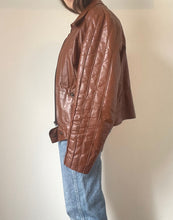 70's Brown Leather Jacket