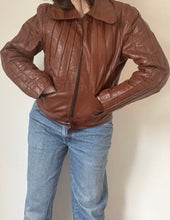 70's Brown Leather Jacket