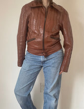 70's Brown Leather Jacket
