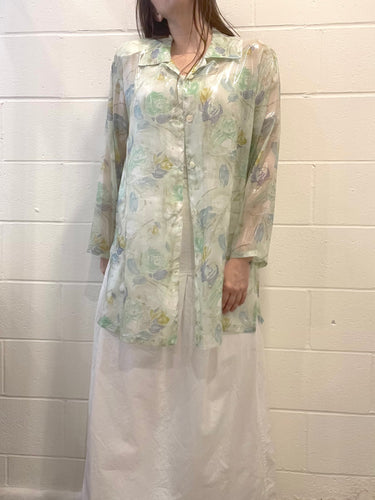 70's Pastel Button-Up