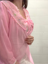 60's Pink Sheer Robe