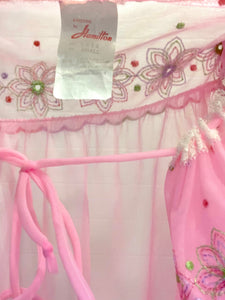 60's Pink Sheer Robe