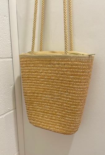 90's Italian Straw Slingbag