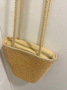 90's Italian Straw Slingbag