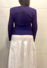 80's Purple Lace Blouse