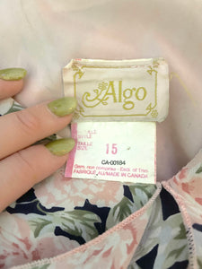 80's Floral Dress