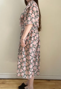 80's Floral Dress
