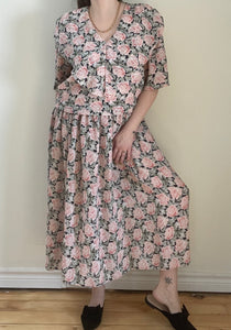 80's Floral Dress