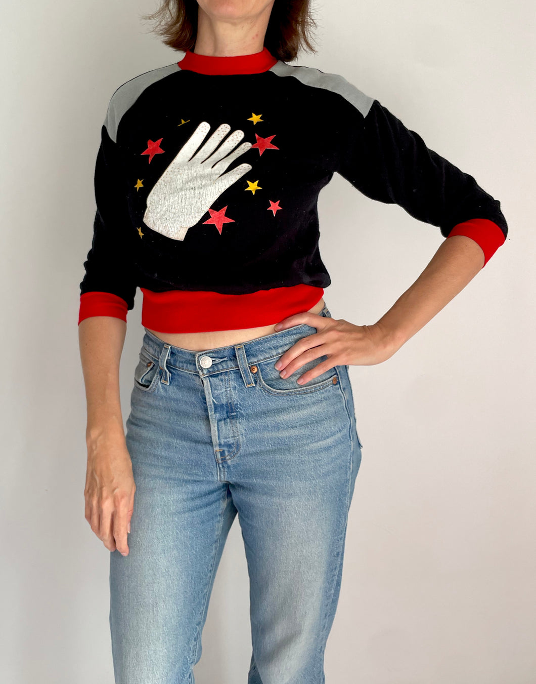 80's Rare Michael Jackson Glove Pullover