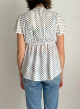 90's Polka Dot Blouse