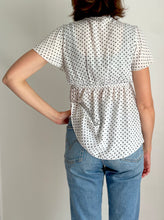 90's Polka Dot Blouse