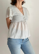 90's Polka Dot Blouse