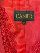 90's Red Suede Vest and Skirt Set