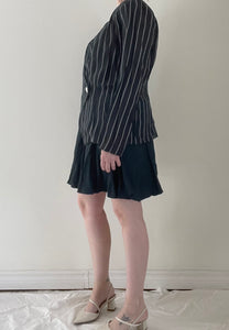 80's Teal Blazer Skirt Set