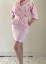 80's Pink Cotton Romper