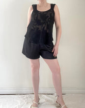 80's/90's Black Cami Short Set