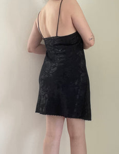80's Black Negligee