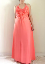 70's Pink Cape Dress