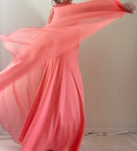 70's Pink Cape Dress