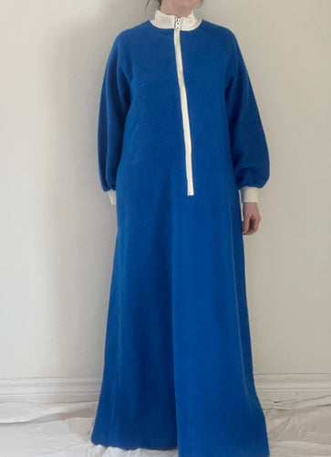 70's Blue Sears House Dress