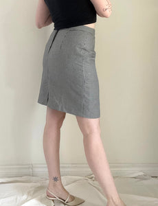 Houndstooth Pencil Skirt