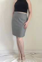 Houndstooth Pencil Skirt