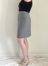 Houndstooth Pencil Skirt