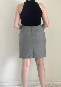 Houndstooth Pencil Skirt