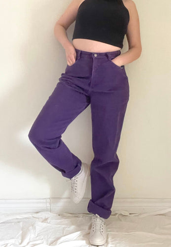 90's Rockies Purple Denim Jeans