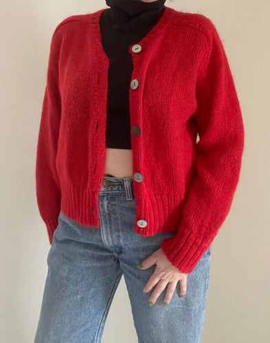 80's Red GAP Cardigan
