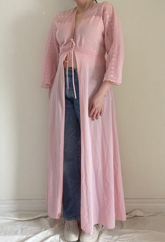 70's Pink Robe/Housedress