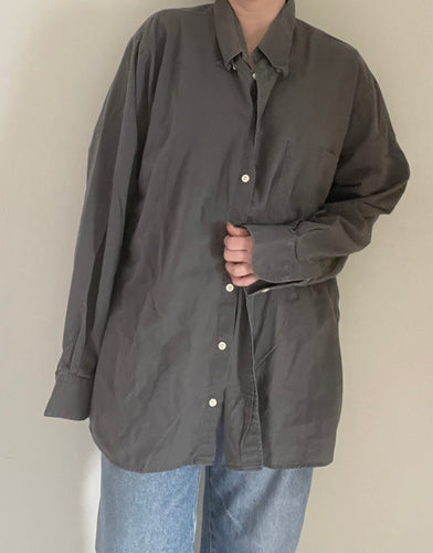 90's Grey Oxford Shirt