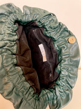 80's Green Leather Crossbody Bag