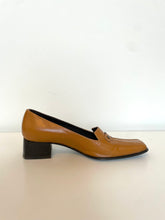 90's Tan Bocci Heeled Loafer