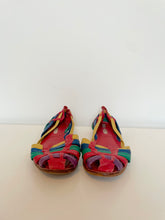 90's Leather Rainbow Flats