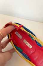 90's Leather Rainbow Flats