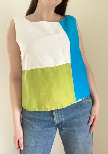 True Vintage Y2k Colour Block Tank