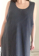 90's Navy Polka Dot Dress Set