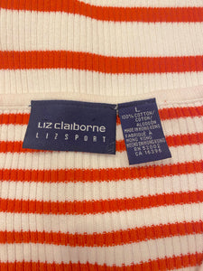 90's Striped Liz Claiborne Tee