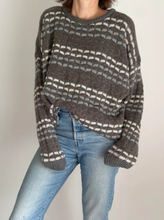 80's Grey Knit Pullover