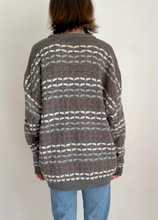 80's Grey Knit Pullover