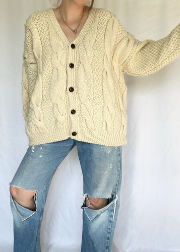 80's Timberland Fisherman Knit Cardigan