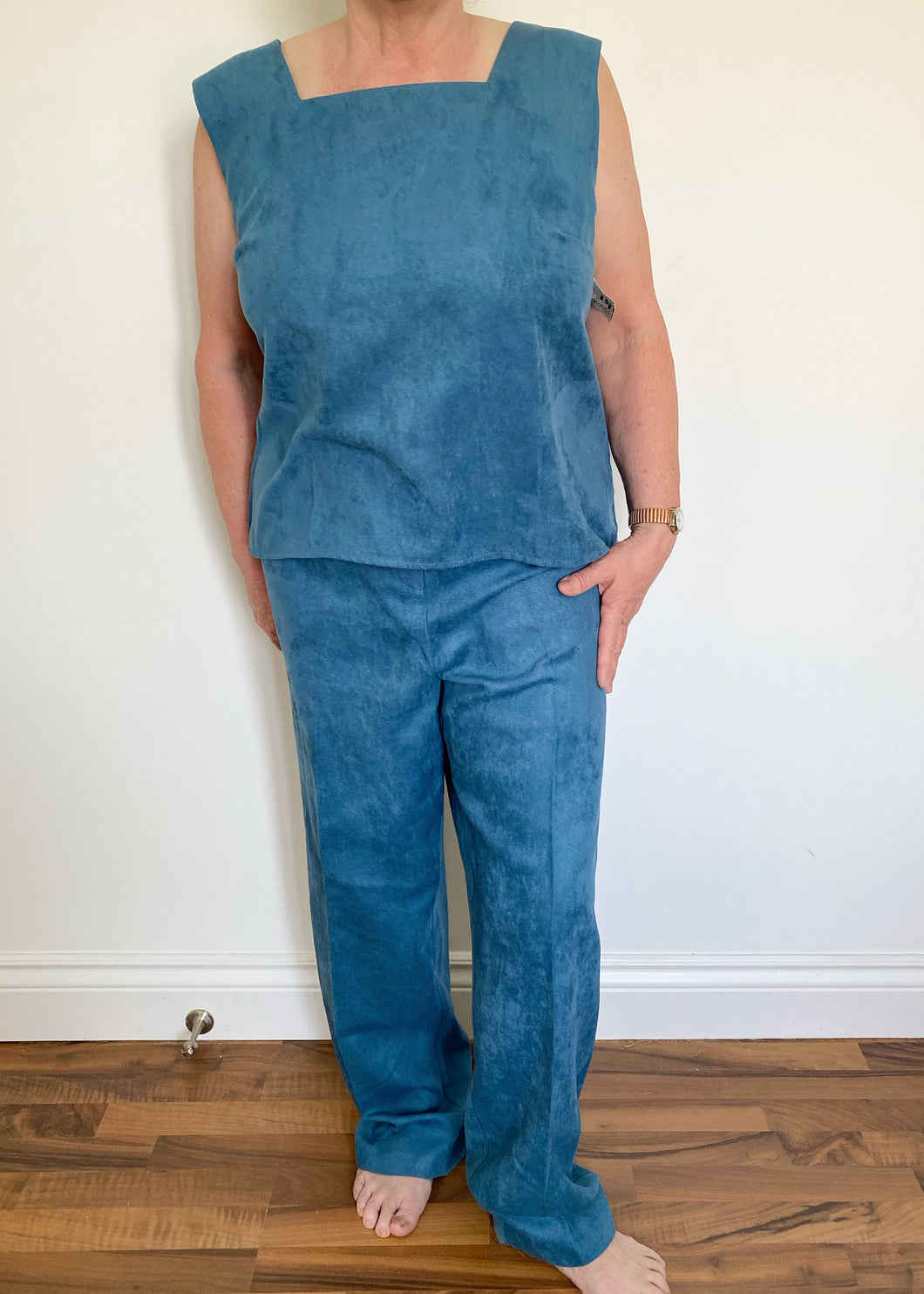 Deadstock Turquoise Tank and Pant Set