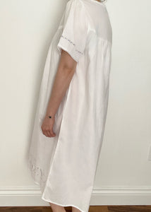 90's Cotton Floral Embroidered Nightgown