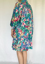 Colourful 80's Floral Nightgown Set