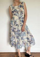 90's Floral 2 PC Tank and Skirt Set