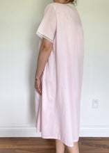 Early 90's Pastel Pink Cotton Nightgown Set