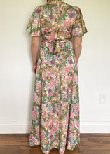 70's Boho Floral Maxi Dress