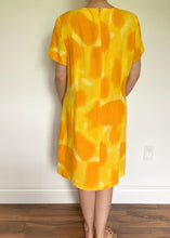 80's Vibrant Yellow Sun Dress