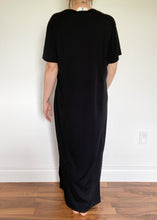 Black 90's Cotton Ginny Maxi Dress